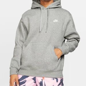 Nike UNISEX Heather Gray Hoodie